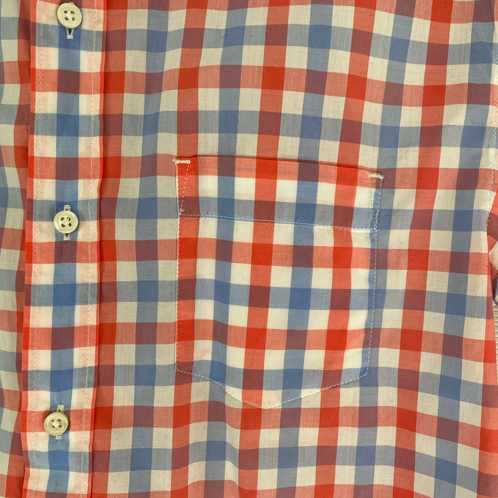 J Crew Crewcuts boys preppy cotton collared shirt - size 14 - Picture 3 of 11